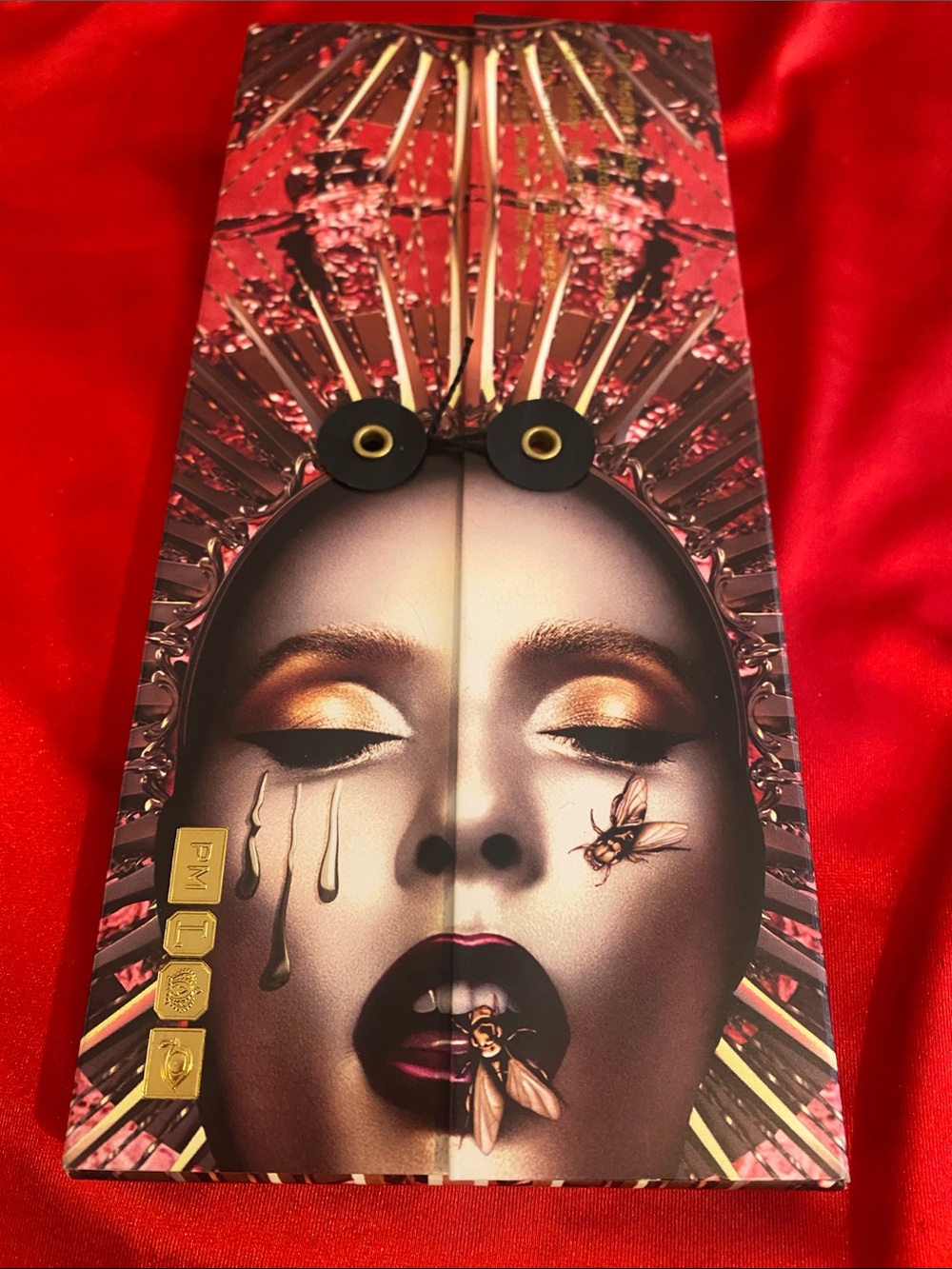 Pat McGrath Golden Bronze & Red Eyeshadow Palette